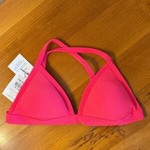 Pepper Hot Pink Bikini Top